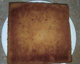 A picture of step 8 of Coffee sponge cake (heart shape, part 1).