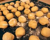 A picture of step 8 of Potato Gnocchi with Curry Sauce.