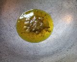A picture of step 2 of Masaledar brinjal bhaji.