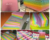 Foto langkah ke 8 dari resep Mini rainbow roll cake.