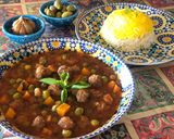 عکس مرحله 8 از دستور خورشت نخود فرنگی لبنانی