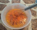 Foto del paso 4 de la receta: Muffins húmedos de mangos y mandarina veganos 🍊🥭🥕