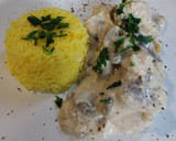 Foto del paso 6 de la receta: Pollo con champiñones a la crema