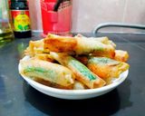 Hình bước làm 4 của món Cuộn tôm hành lá