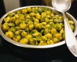 A picture of step 6 of Mint chickpeas/chana/sundal.