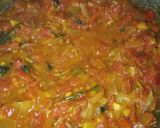 A picture of step 5 of Tomato korma.