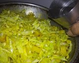 A picture of step 3 of Cabbage-Potatoes Sabji.