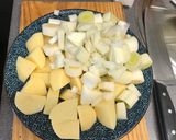 Foto del paso 1 de la receta: Vichyssoise con crujiente de jamón