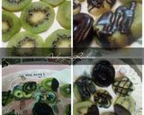 عکس مرحله 1 از دستور کیوی شکلاتی 😄(Chocolate kiwi)