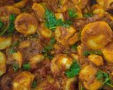 A picture of step 3 of Masala arbi.