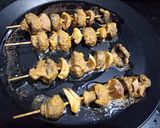 A picture of step 5 of Mushroom tikka.