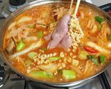 รูปขั้นตอนการทำที่ 4 ของ บูเดจิเก /พูเตจิเกะ สูตรเกาหลีแท้ 부대찌개