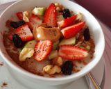 Foto del paso 3 de la receta: Avena cocida baja en calorías 🍏🥜