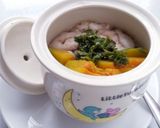 Hình bước làm 8 của món Óc heo chưng bí đỏ cho bé