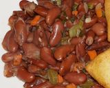 A picture of step 1 of Grilled Flank Steak with Stewed Kidney Beans and Homemade Tortilla Chips.