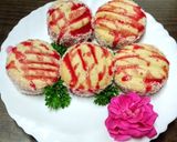 A picture of step 3 of Velvet blood ruby cherry butter cookies.