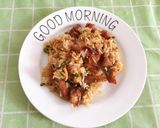 รูปขั้นตอนการทำที่ 6 ของ ข้าวผัดพริกสดหมูแดดเดียว
