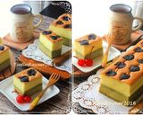 Foto langkah ke 9 dari resep Lapis Ekonomis Vanilla Greenteea Lembut 6 Telur ajaa.