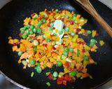 Pas rețetă Orez cu legume și curcuma 1 fotografie
