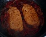 A picture of step 6 of Vickys Pork & Rice with Sweet & Sour Onions, GF DF EF SF NF.