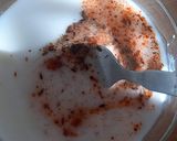 A picture of step 3 of Dahi fulki.