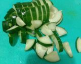 Foto langkah ke 2 dari resep Jus Hulk (pokcoy, nanas, timun).