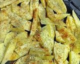 Foto del paso 2 de la receta: Papas al horno con mayonesa al verdeo