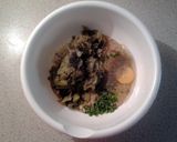 A picture of step 2 of Aubergine balls.