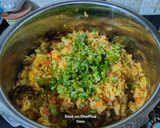 A picture of step 7 of One Pot Sambar Rice In Pressure Cooker (Sambar Sadam).