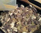 A picture of step 5 of Vickys Beef Stroganoff, GF DF EF SF NF.