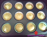 Foto del paso 3 de la receta: Magdalenas Rellenas de Chocolate con Almendras