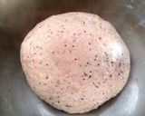 A picture of step 3 of Fresh mozzarella Basil sourdough pizza.