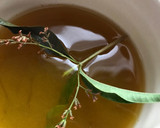 Foto del paso 7 de la receta: Infusión de María Luisa y tomillo, con cúrcuma, jengibre, y miel de azahar