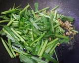 ผักบุ้งจีนผัดพริกแกง วิธีทำสูตร 1 รูป