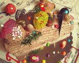 Une image de l'étape 4 de Buche au chocolat.