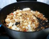 A picture of step 3 of Spicy Vegan Fried Rice.