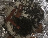 Foto del paso 3 de la receta Salmón ahumado casero (truco fácil y rápido) + crujiente de jamón y de tinta de calamar