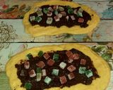 Foto del passaggio 2 della ricetta Panettone al cioccolato e canditi