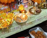 A picture of step 12 of Bogi festival puran poli(sweet) Dal vada, coffee.