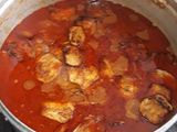 خورشت بادنجون و گوشت بوقلمون