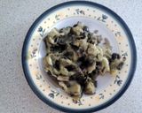 A picture of step 1 of Aubergine balls.