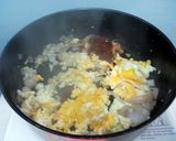 A picture of step 6 of Spicy Egg And Chinese Sausage Fried Rice.
