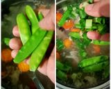 Foto langkah ke 6 dari resep Sup Ayam Jejamuran.