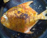 A picture of step 5 of Stuffed Green Pomfret Delight: Crispy, Spicy, and Irresistible.