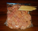 A picture of step 3 of Mike's Two Way Grilled Chicken Skewers.