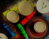 A picture of step 6 of Paan Thandai.