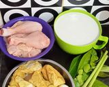 Foto langkah ke 1 dari resep Kare Ayam Tahu Telur.