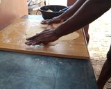 A picture of step 4 of Chin chin.