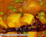 A picture of step 6 of Matar paneer sabzi.