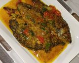Foto langkah ke 8 dari resep Pesmol Ikan Mas Bumbu Kuning.